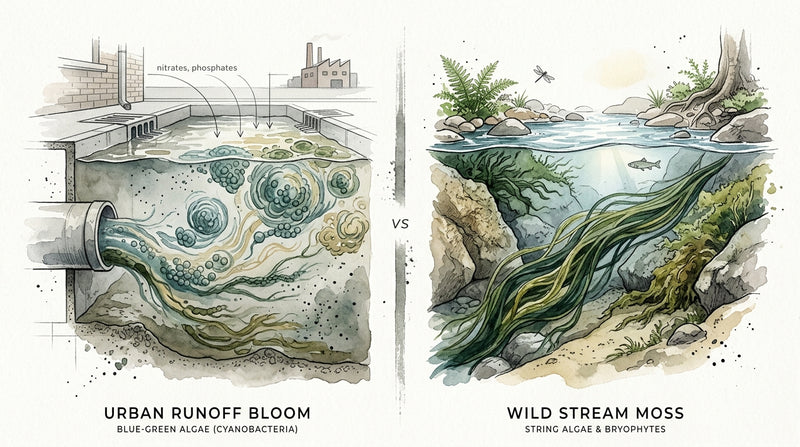 Blue-Green Algae vs String Algae | Pond Algae Solutions
